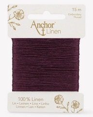 Anchor hør linen farve mørk lilla 22